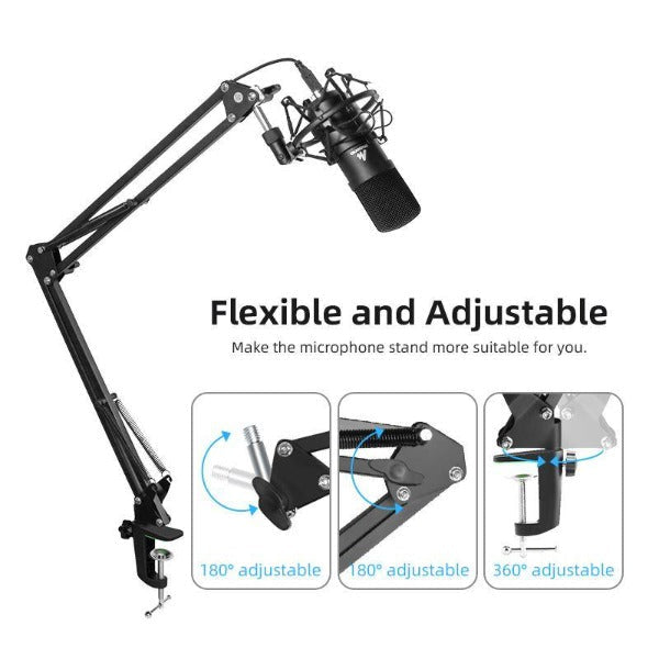 MAONO B01(BA20) Microphone Suspension Boom Scissor Arm Stand MAONO B01(BA20) Microphone Suspension Boom Scissor Arm Stand